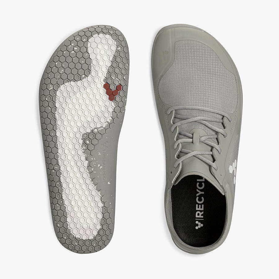 Grey Women's Vivobarefoot Primus Lite III All Weather Casual Shoes | Philippines 0199JPQJ